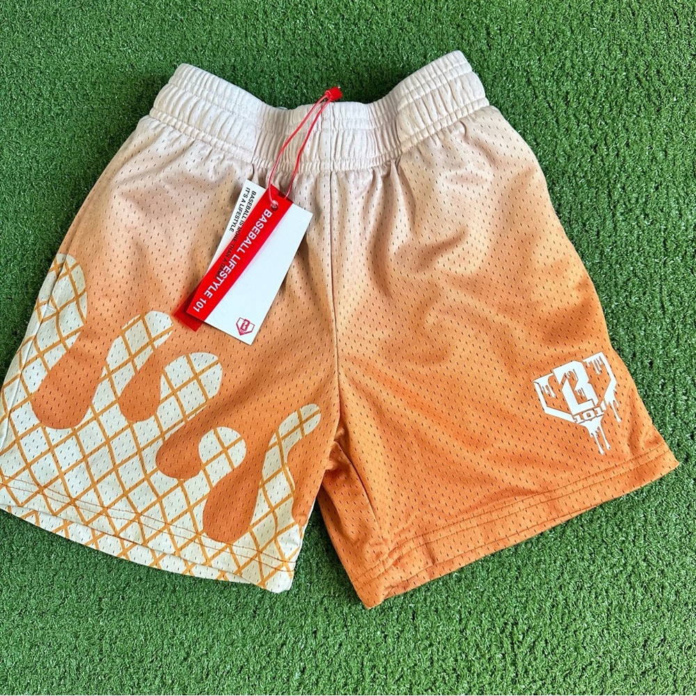 Baseball Lifestyle Shorts - Creamsicle
